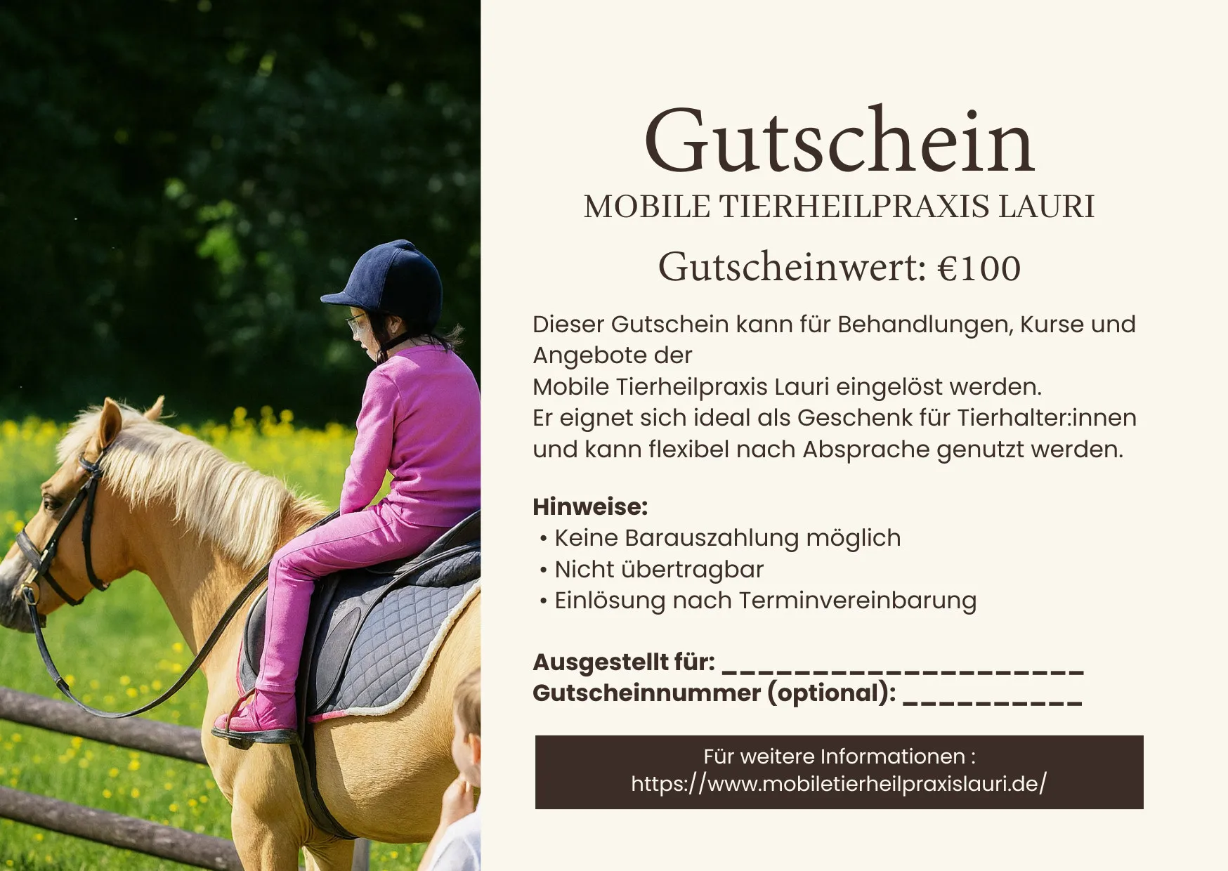 Gutschein 100 Euro